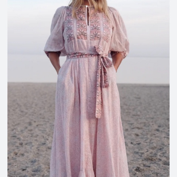 Marea by Liz Joy House Dress-Blush-XS - Picture 1 of 2